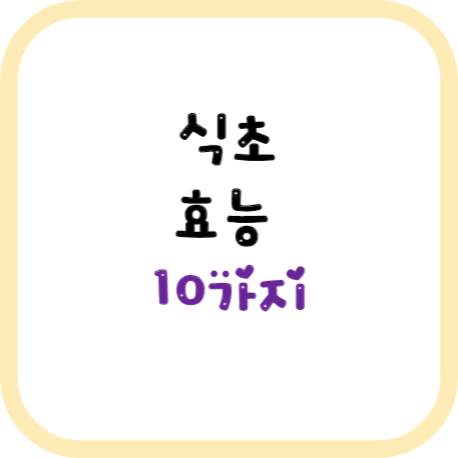 식초-효능-10가지