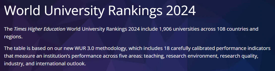 이미지 출처= 2024 The-World-University-Rankings