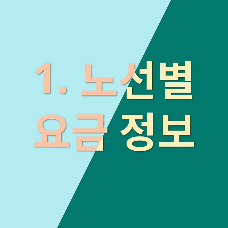 창원고속버스터미널 요금 안내_1