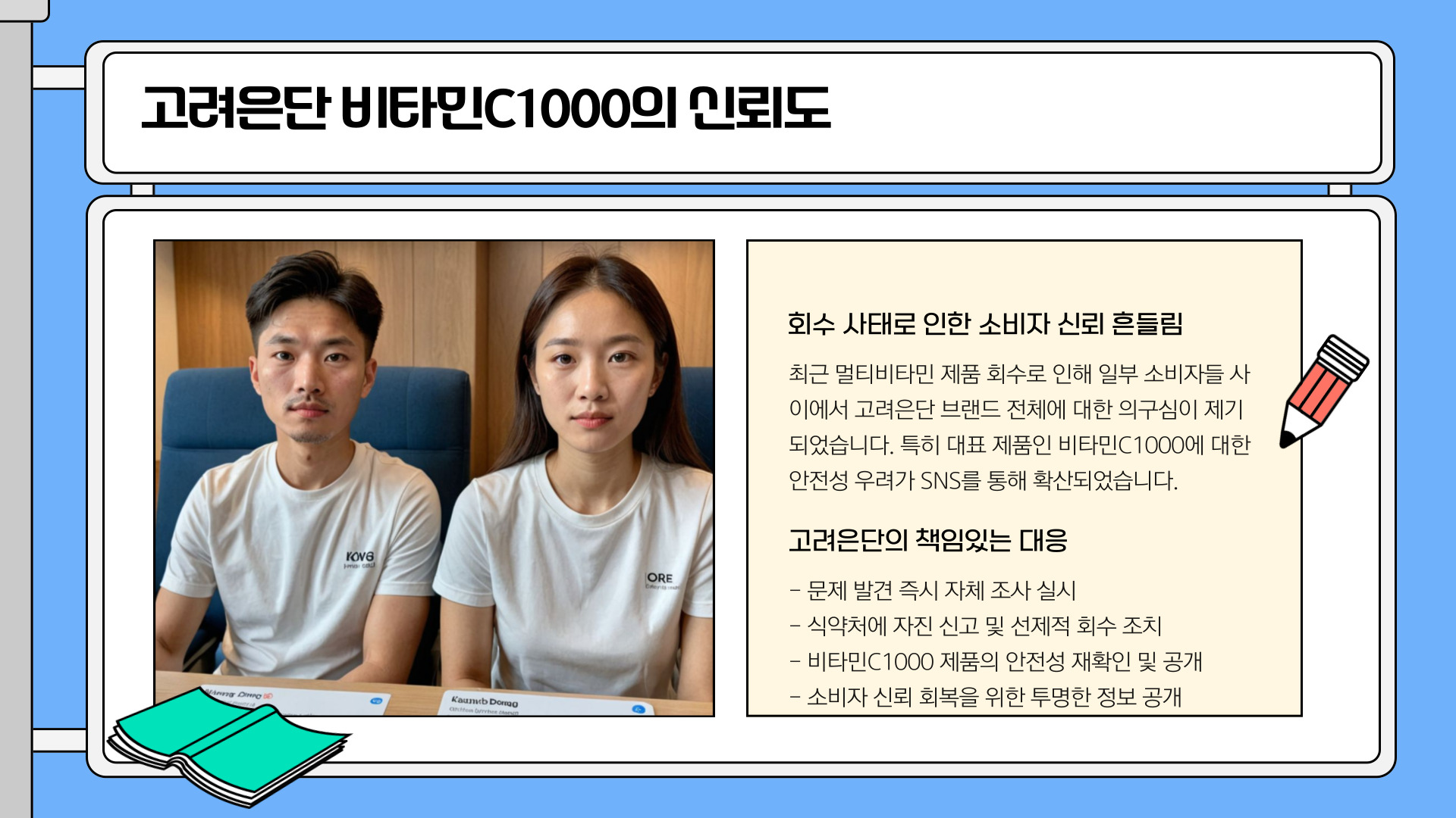 고려은단 비타민C1000 회수