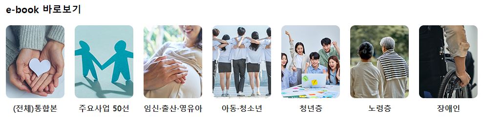 모든 복지 서비스 460여가지