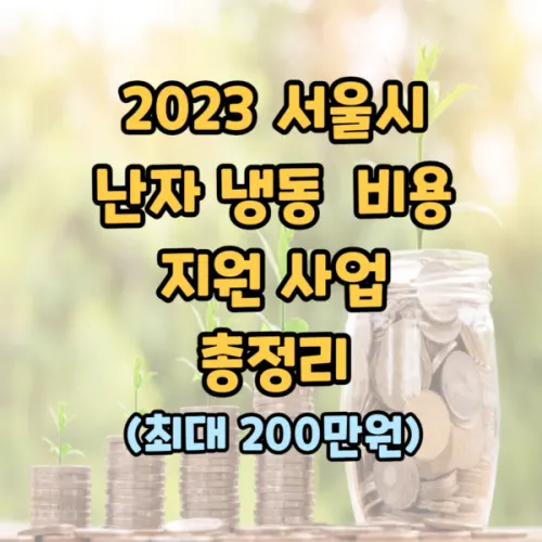 2023 서울시 난자 냉동 비용 지원 사업 총정리