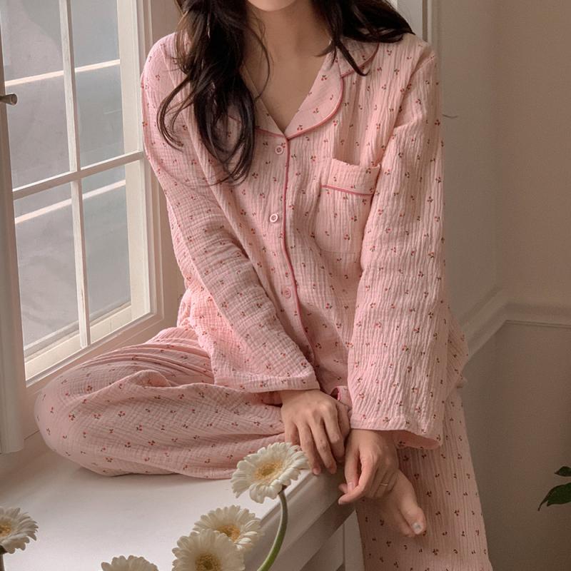 쥬니쥬 J eu 체리 요루면 파자마세트