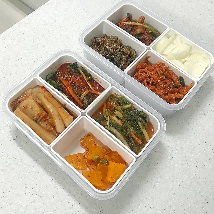  쿠팡 추천템 제오닉 나눔 반찬통 & 도시락 통ㅣ4칸