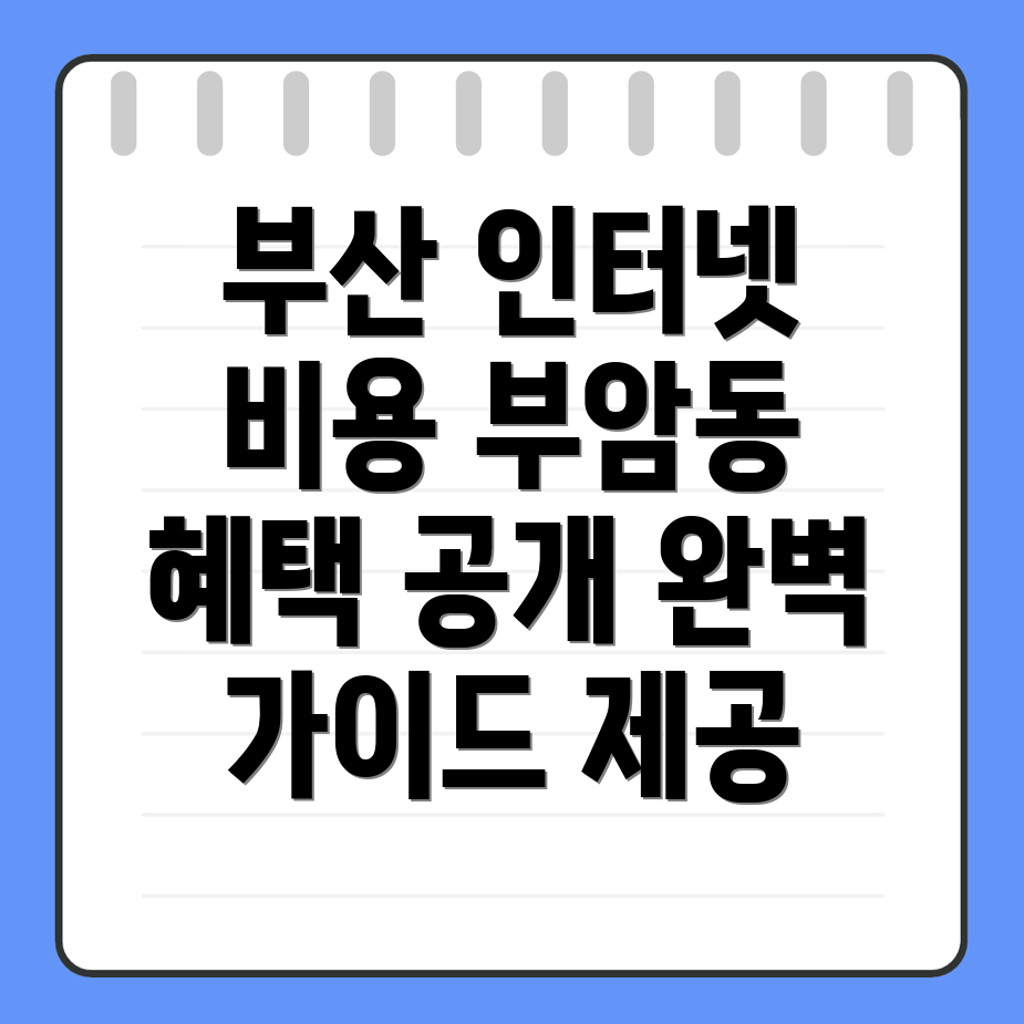 부산 인터넷 설치
