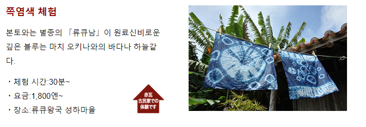 염색 체험: