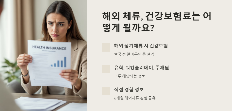 해외 장기체류자 건강보험 관리