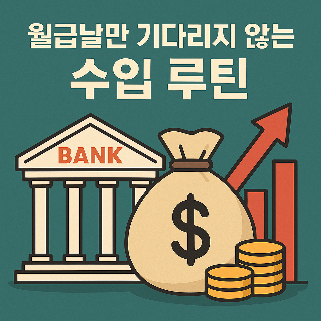 월급날만 기다리지 않는 사람들의 수입 루틴