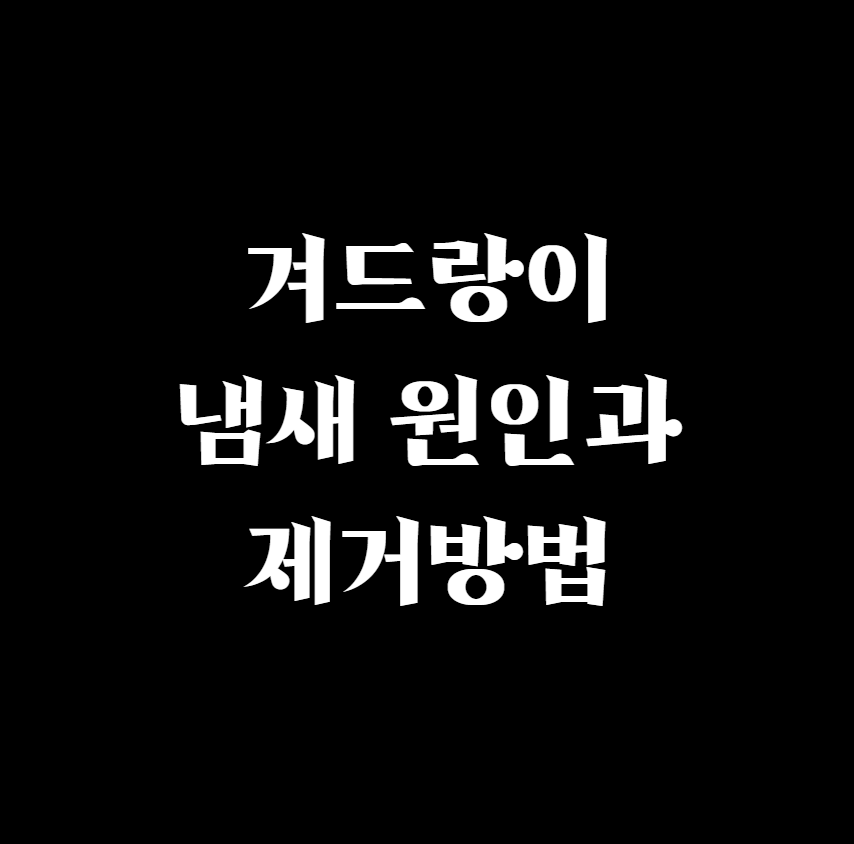  겨드랑이 냄새 원인과 제거방법