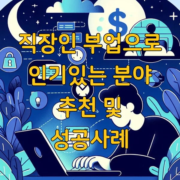 직장인 부업으로 인기있는 분야 추천 및 성공사례