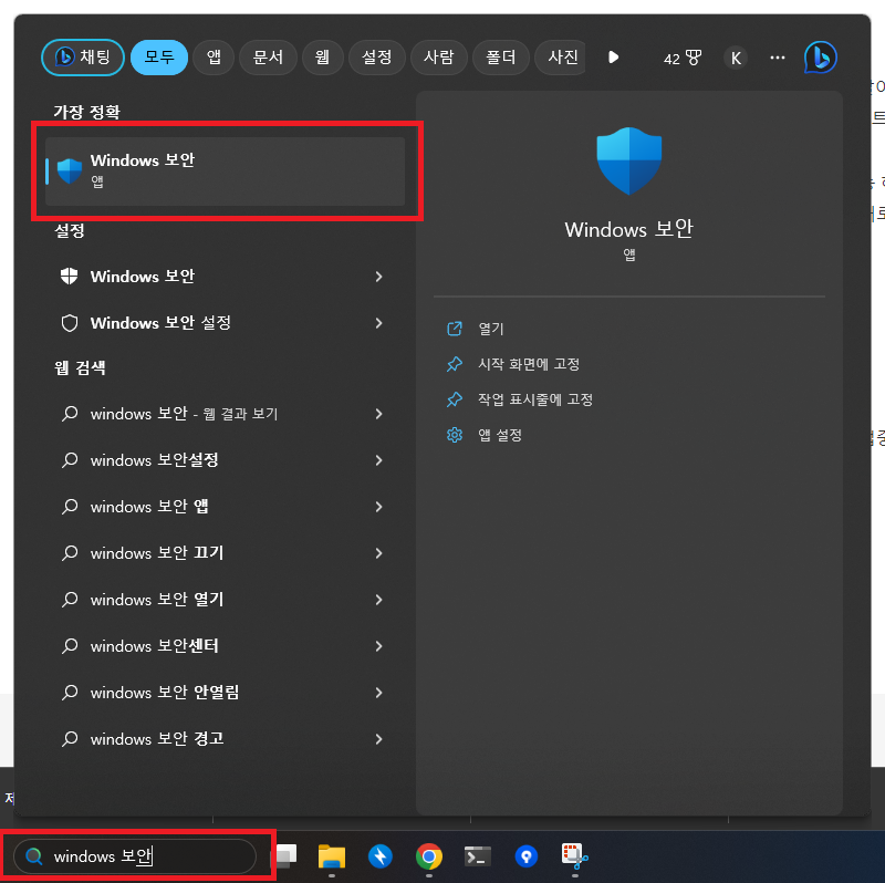 Windows 보안
