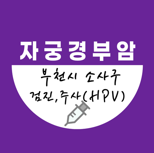 부천시소사구자궁경부암주사무료예방접종