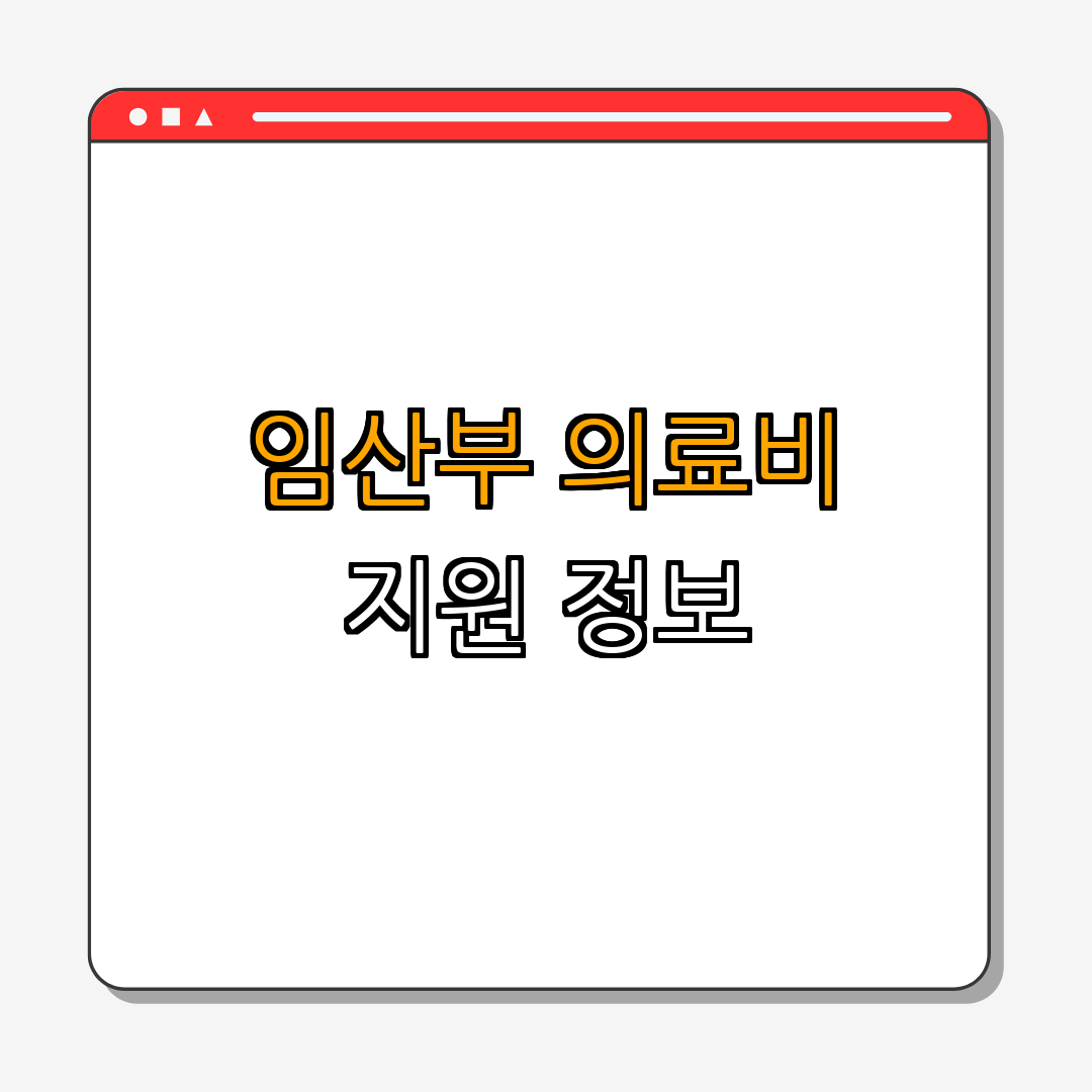 서울특별시 용산구 ｜ 임산부 의료비 지원 ｜ 건강한 출산 ｜ 경제적 부담 경감 ｜ 고위험 임신 ｜ 총정리