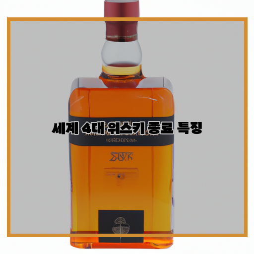  위스키 맛의 극치, 글렌도워 블랜디드 몰트 위스키의 특별한 매력
