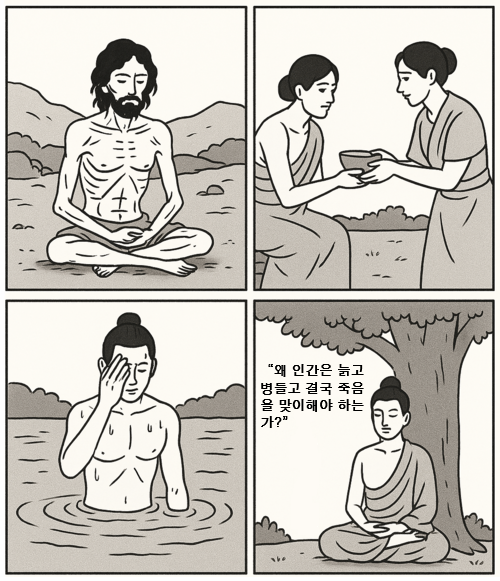 고통에서 시작된 깨달음의 서사