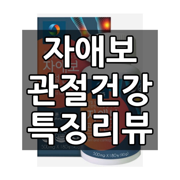  자애보 관절건강 심플한 MSM 건강기능식품