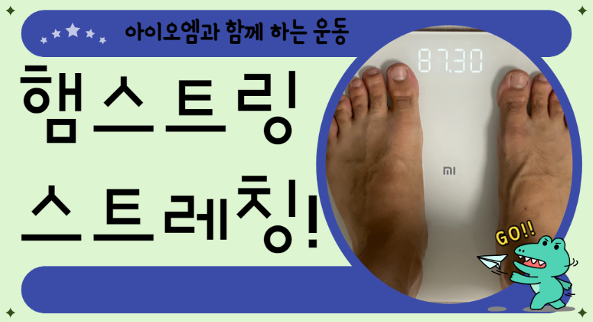  다이어트 - 뒷태 ! 허벅지 뒷부분 스트레칭! (feat. 햄스트링스트레칭)