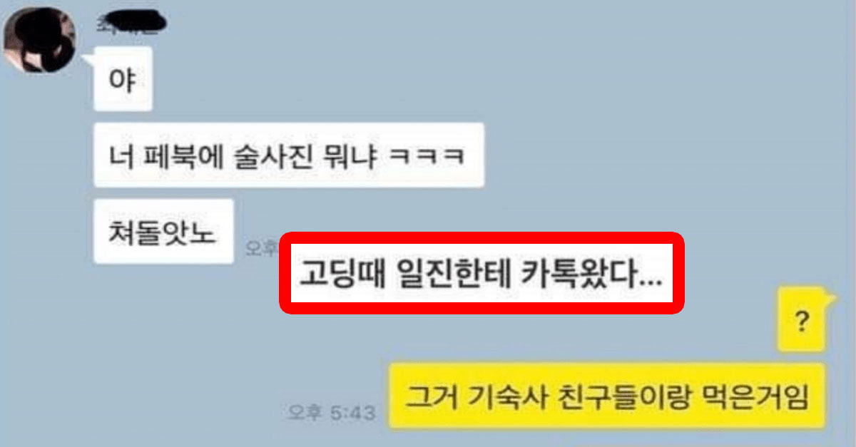  "SNS에 술 먹는 사진 올렸는데, 고딩 때 일진이 '미쳤냐'고 연락했어요"