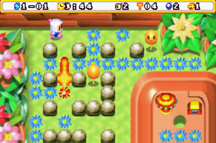  허드슨 - 봄버맨 맥스 2 봄버맨 버전 (ボンバーマンMAX2 ボンバーマンバージョン - Bomberman Max 2 Bomberman Version) GBA - ACT (액션)