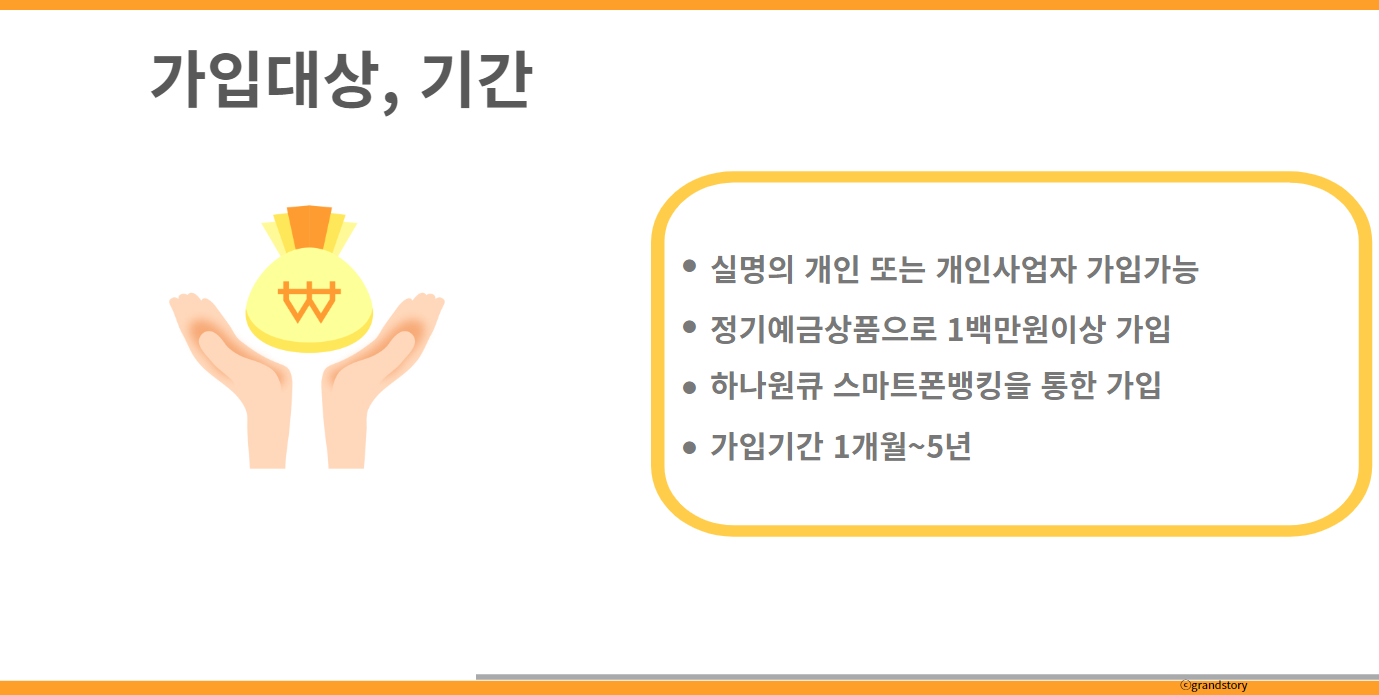 하나의정기예금가입기간