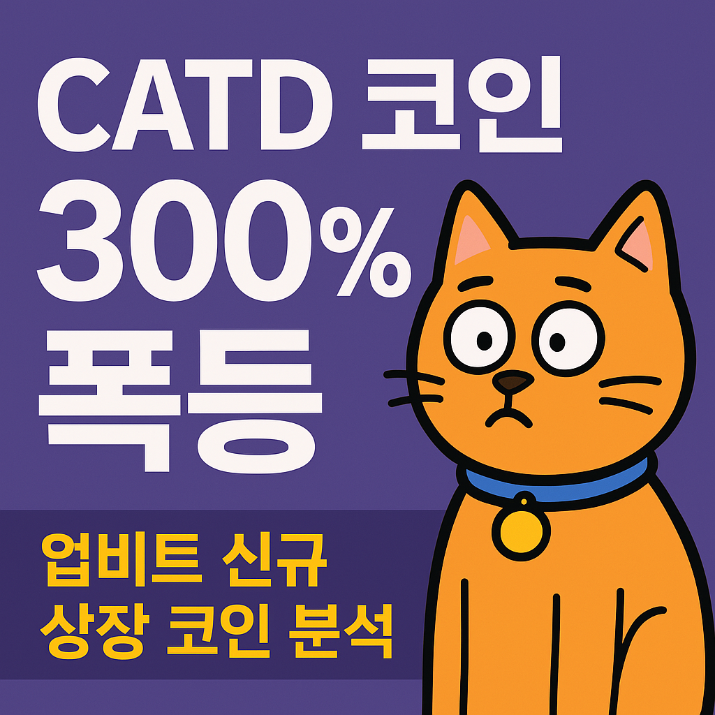 2025년 3월 26일, 업비트에서 신규 상장된 CATD(Cat in a Dogs World) 코인이 300% 급등했습니다. 급등 배경과 구조, 투자 주의점을 분석합니다.
