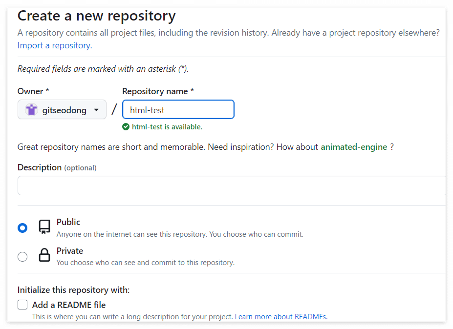 create repository 2
