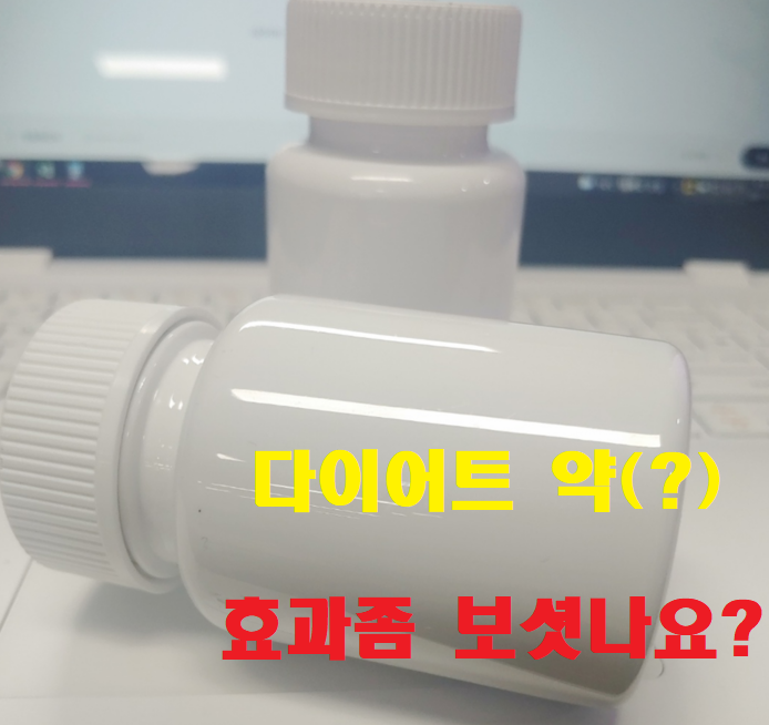  다이어트 약 먹으면서 체중을 감량 하시려구요?