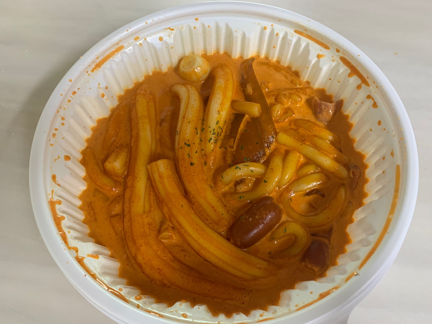  배떡로제떡볶이 + 분모자/중국당면추가