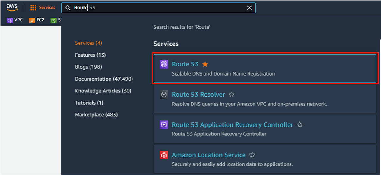  [AWS Cloud] Route 53 and Creation of Domain Certificate