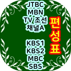 2023년 1월 3일 KBS1 KBS2 MBC SBS EBS1 EBS2 OBS 경인TV CJB 청주방송