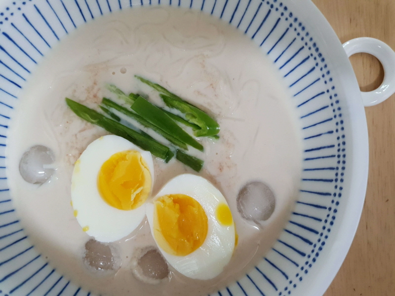 콩국물-콩국수-만들기