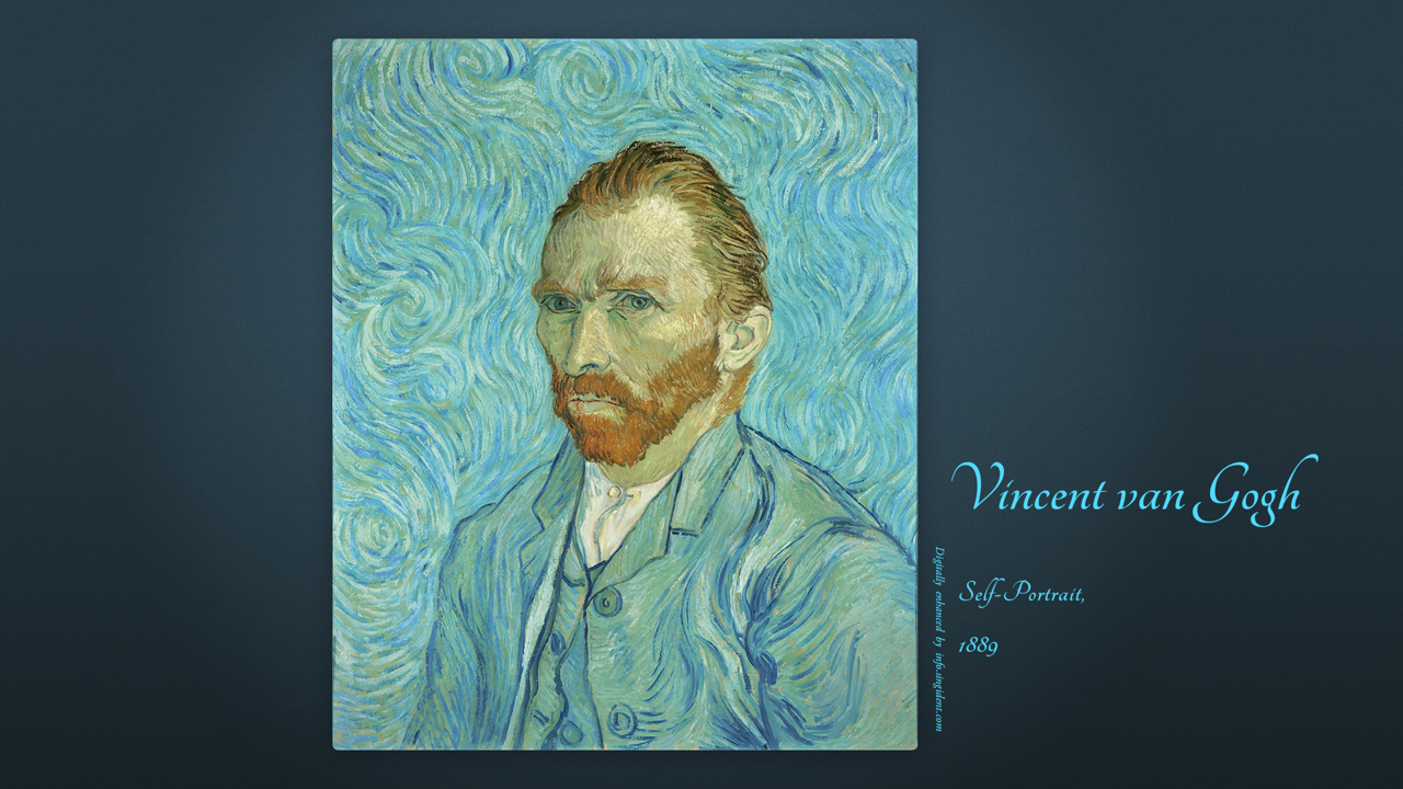 12 반고흐 자화상, F627 C - Vincent van Gogh 반고흐 자화상