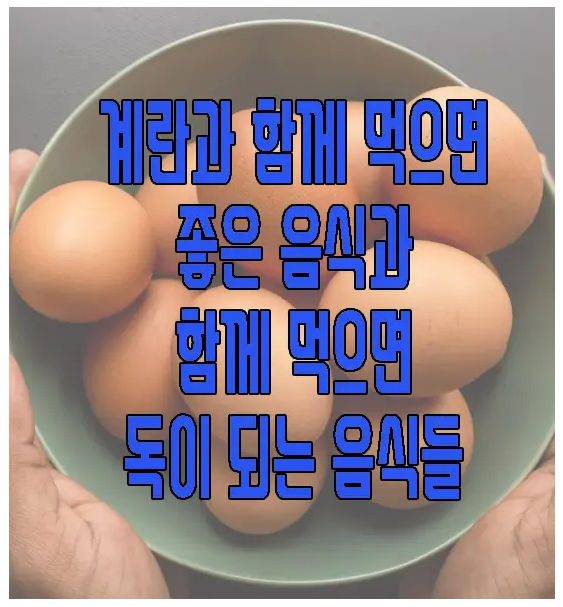 계란과 함께 먹으면 안되는 음식에 관한 글 보러 가기 링크 사진