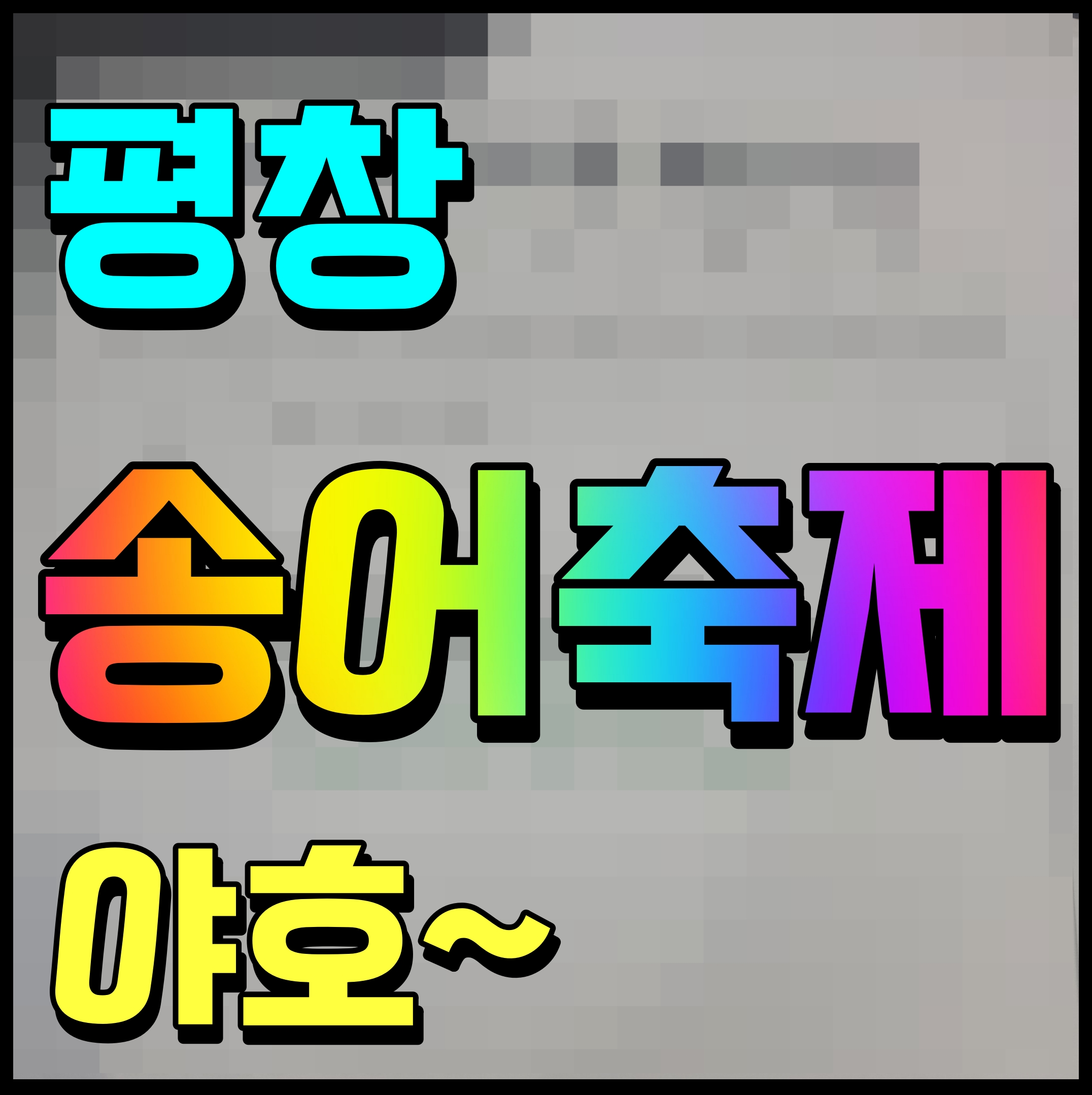  평창 송어축제 겨울 강원도 가볼만한곳 여긴 어때요