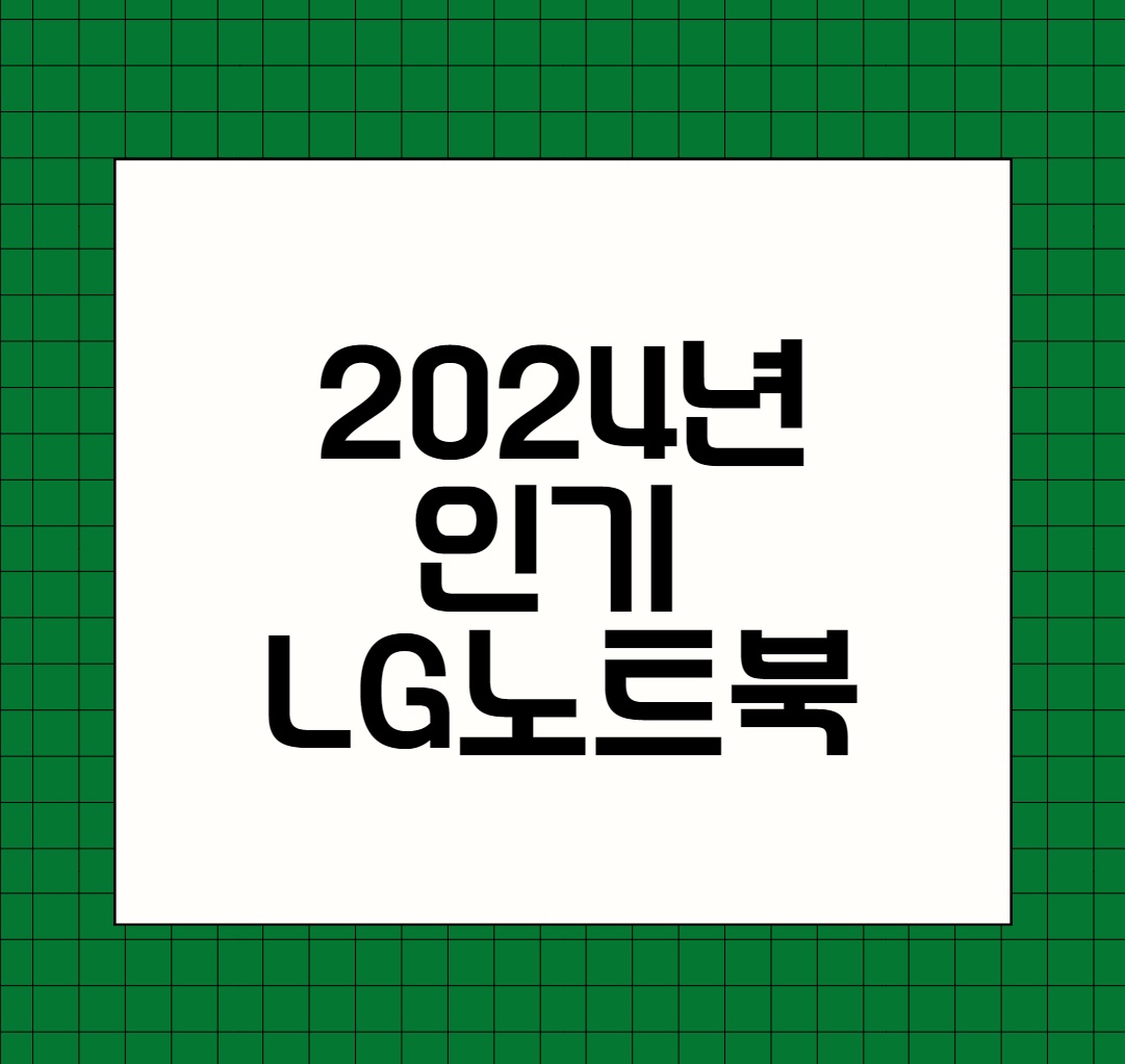 2024년 인기있는 LG노트북 추천