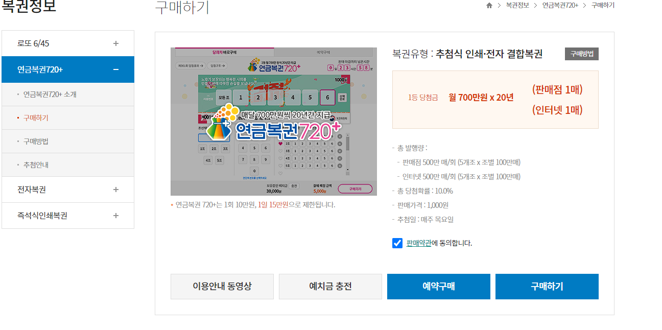  주택 연금복권720+ 1등 실수령액 , 세금