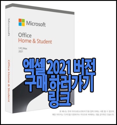 엑셀 2021 버전 사진