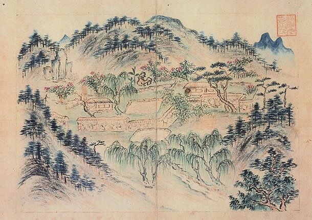 다산초당도