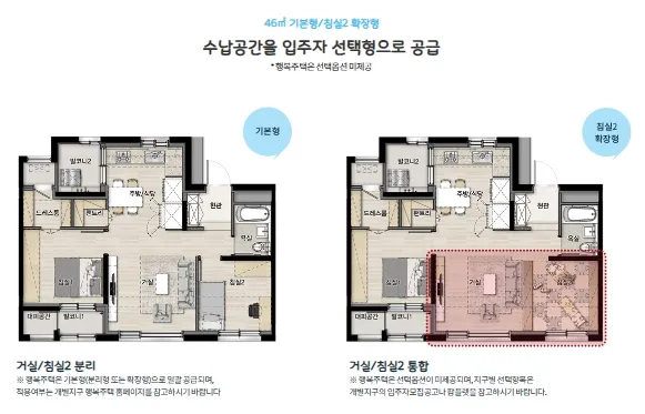 신혼희망타운 평형안내