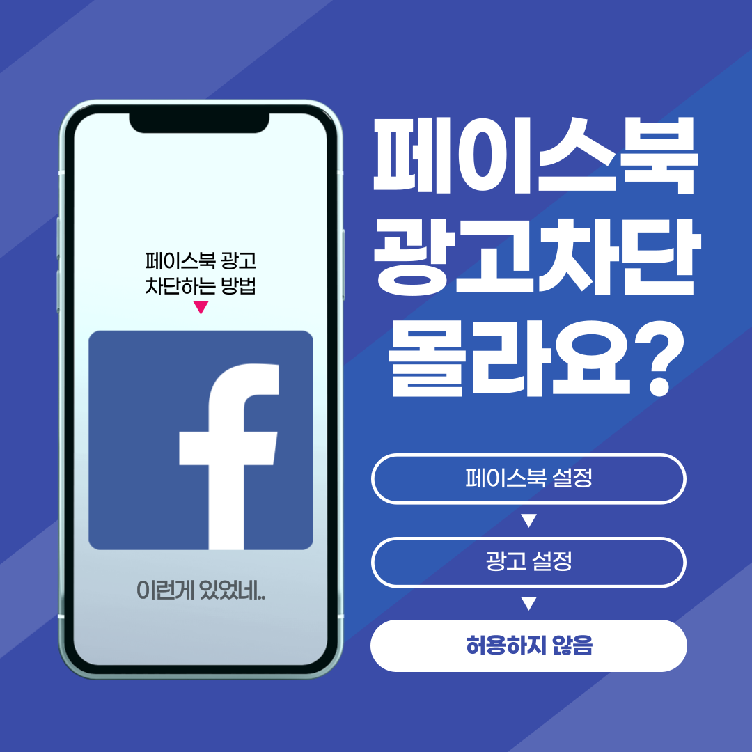  페이스북 광고 차단, 쉽게 알아봐요!
