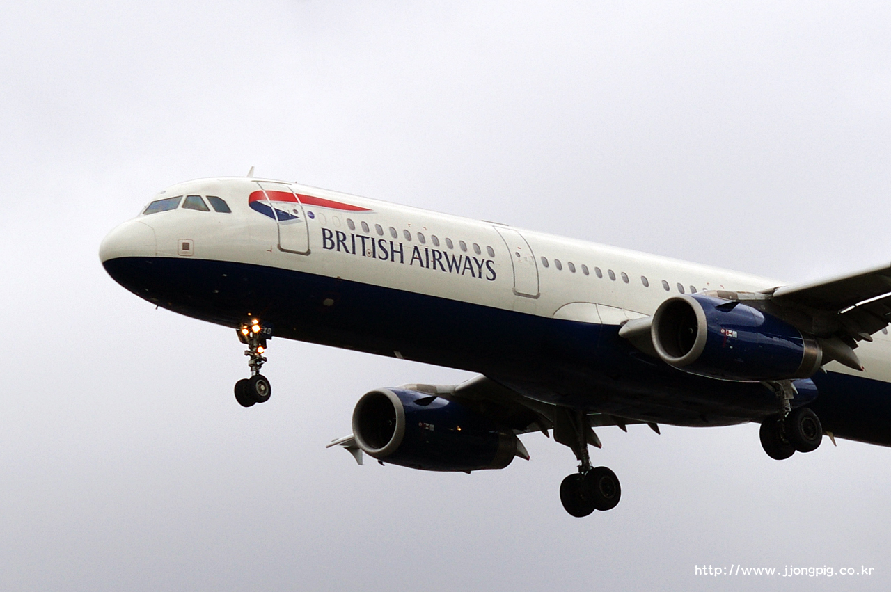 영국 항공 British Airways BA BAW G-EUXD Airbus A321-200 A321 런던 - 히드로 London - Heathrow 런던 England London LHR EGLL