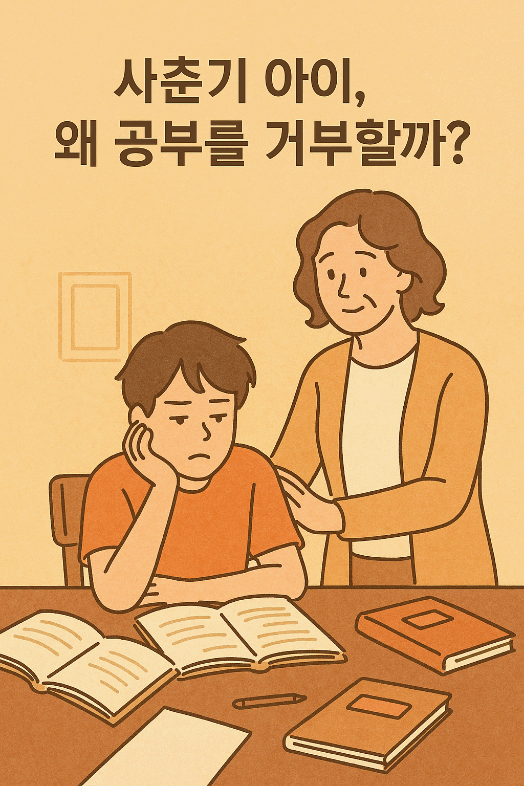 사춘기 아이, 공부 거부