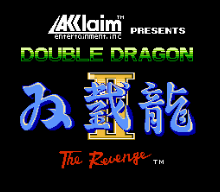  NES ROMS - Double Dragon II The Revenge (EUROPE / 유럽판 롬파일 다운로드)