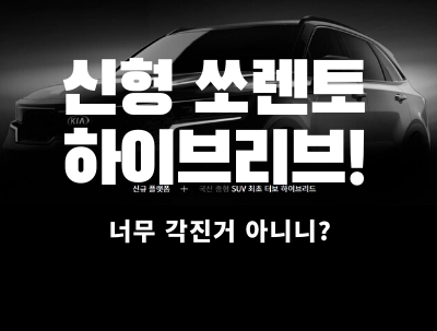  신형 쏘렌토 풀체인지 유출
