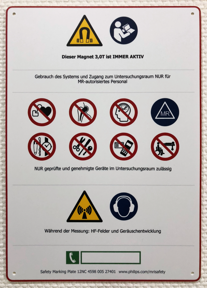 MRI-경고문-사진