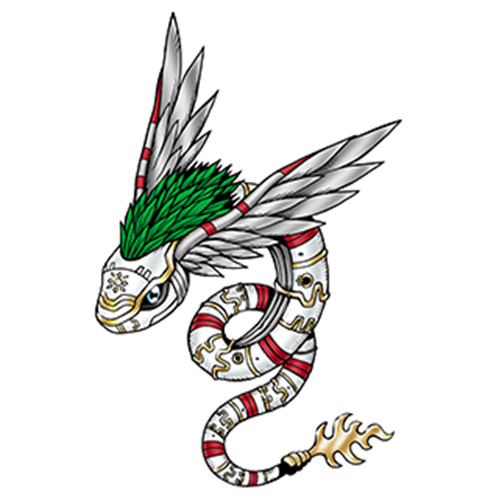 [디지몬도감] 쿠아 토르몬 クアトルモン QUETZALMON QUETZALMON