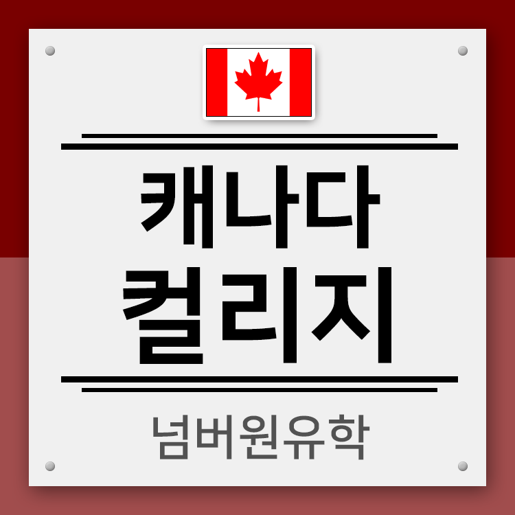  청주캐나다유학  캐나다 컬리지 입학이 어렵다구요?  NO NO