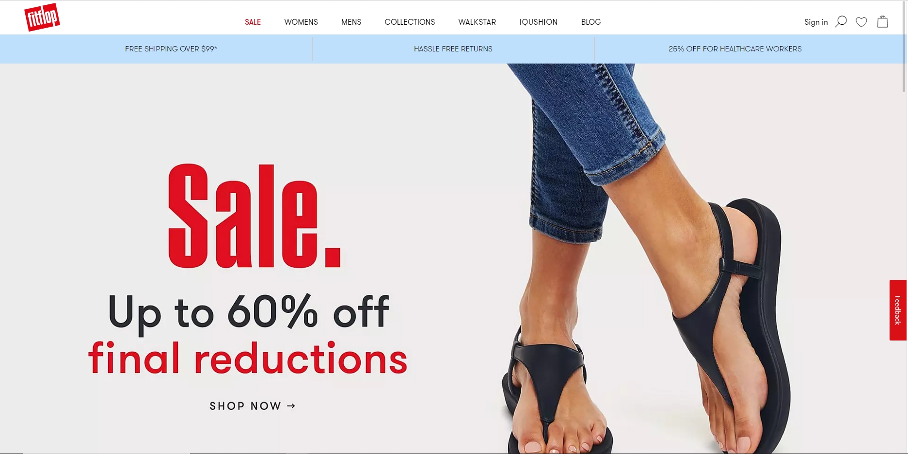  핏플랍 FITFLOP  미국 공홈 최대 60% 세일 레이니 올리브 무료배송 할인코드