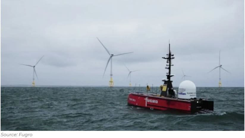  세계 최초 완전 원격 해상풍력 발전소 점검 VIDEO: Fugro performs world’s first fully remote offshore wind