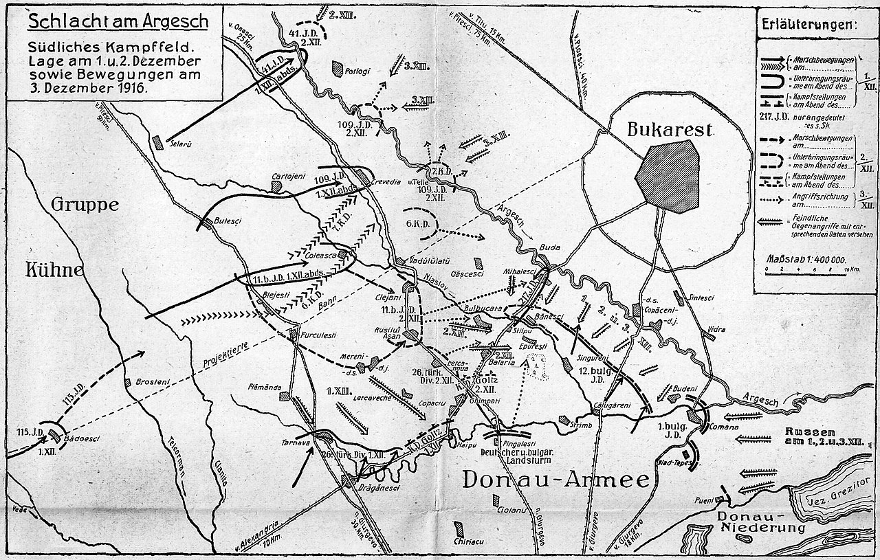 제1차 세계대전 루마니아 부쿠레슈티-아르제슈 방어선